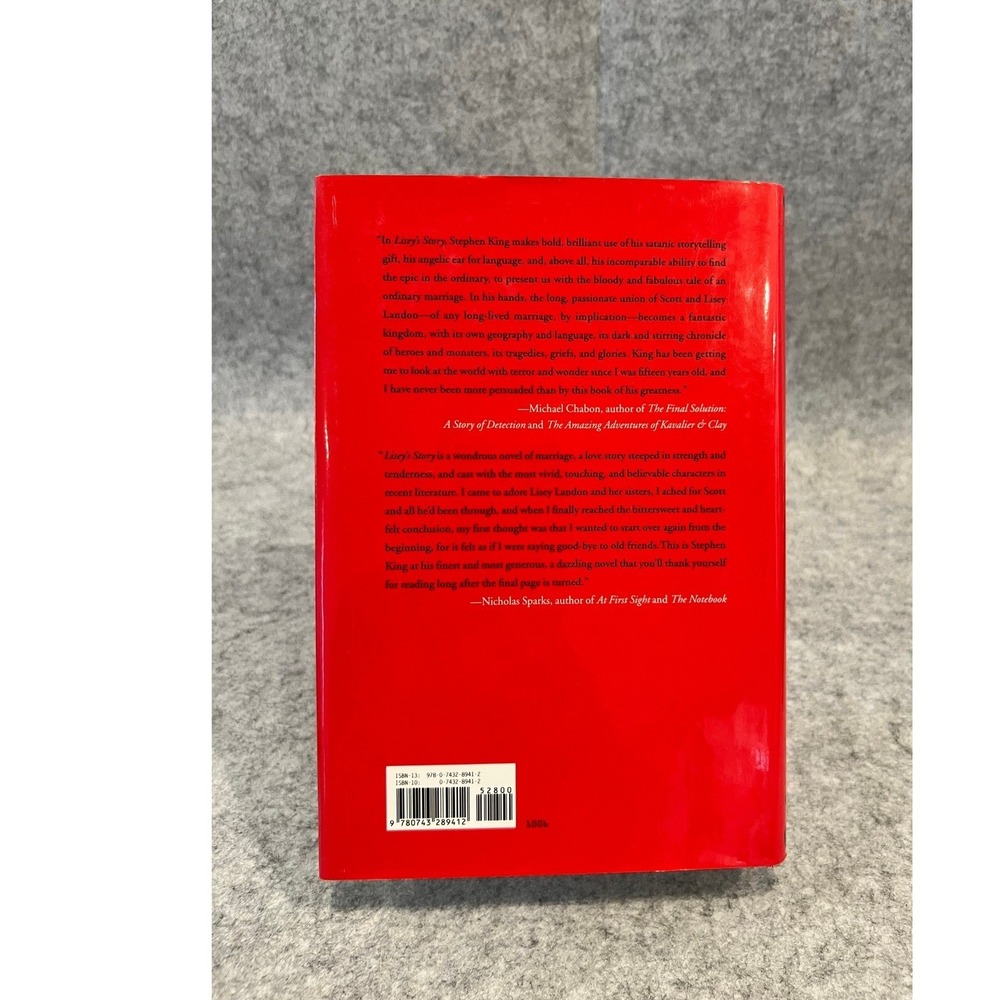 Lisey's Story by Stephen King - Hardcover - Psychological Horror - Fiction - Picture 2 of 5